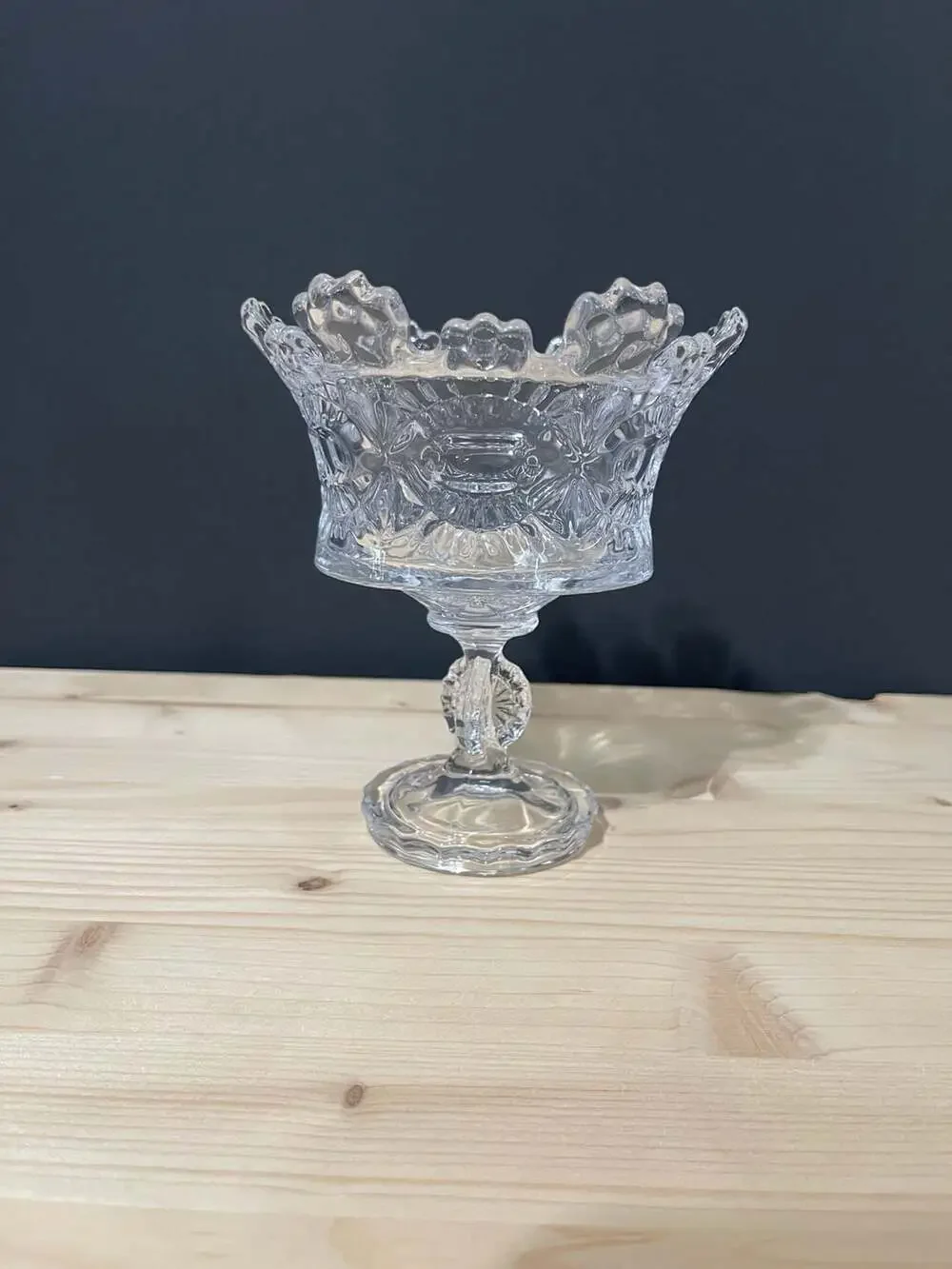 Godinger Royalty Crystal Footed Pedestal 5 3/4